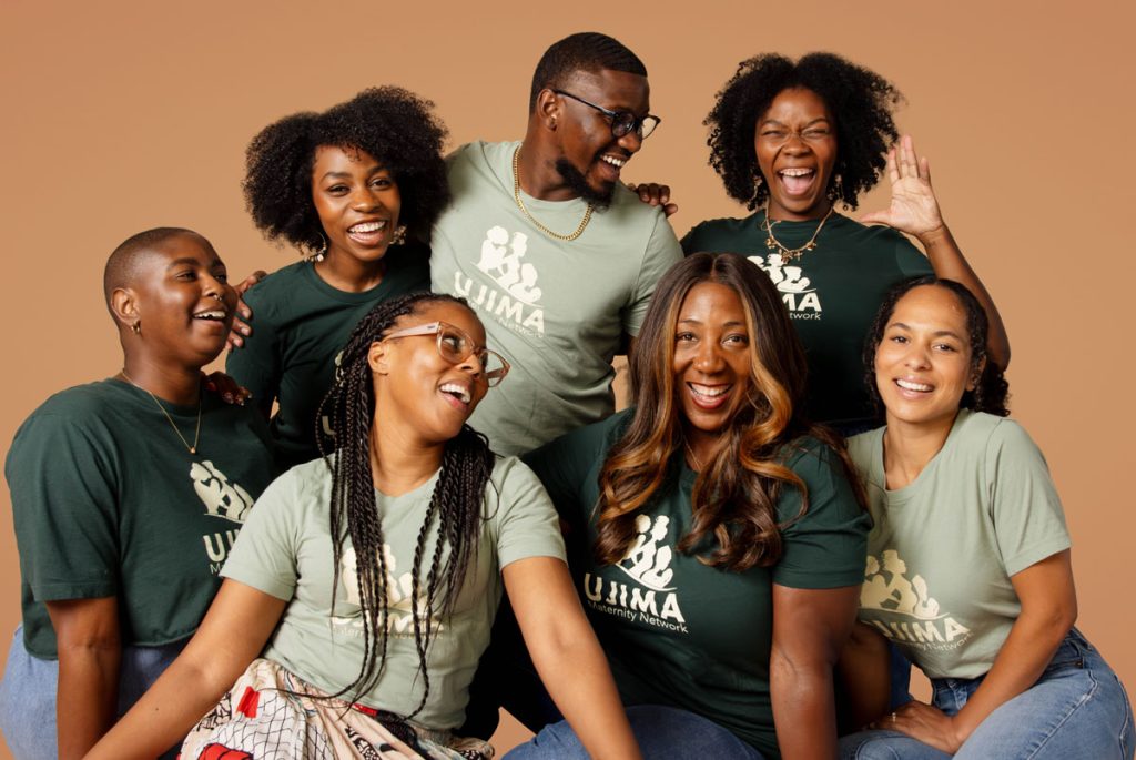 ujima-maternity-network-arkansas-Black-Doulas-Midwives-NEW. Image of UJIMA Maternity Network team.
